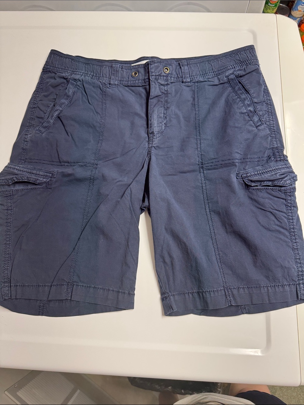 Women’s Cargo Shorts - Navy Blue by Sonoma, Size 10